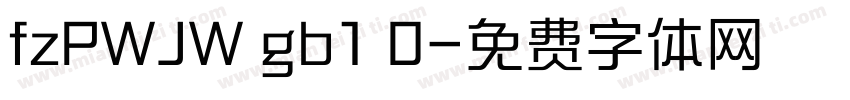 fzPWJW gb1 0字体转换